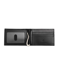 Brooks Brothers Men French Calfskin Slim Wallet with Money Clip