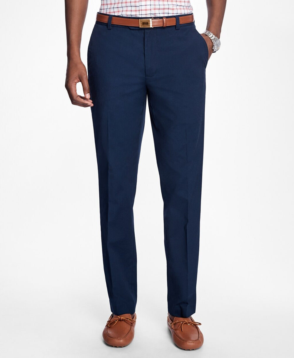 Brooks Brothers Men Milano Fit Supima® Cotton Poplin Pants
