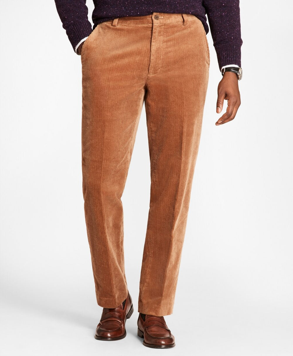 Brooks Brothers Men Clark Fit Wide Wale Stretch Corduroys