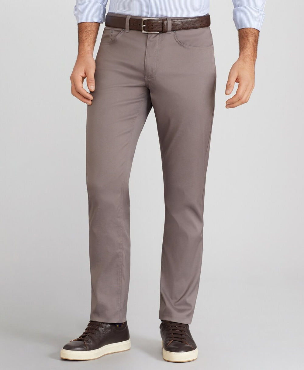Brooks Brothers Men Slim-Fit Five-Pocket Tech Pants