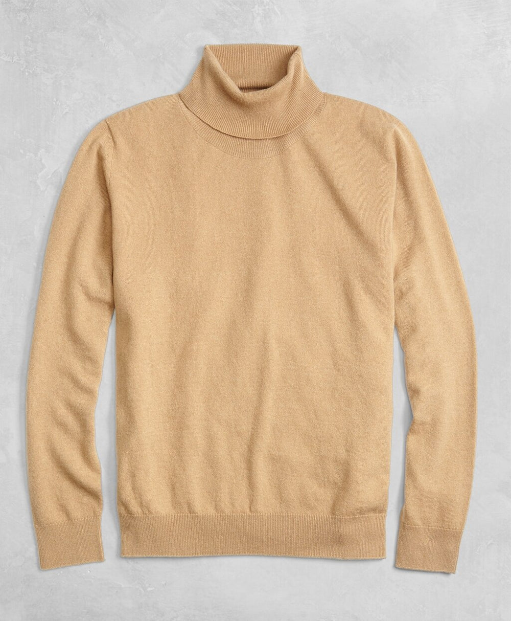 Brooks Brothers Men Golden Fleece® 3-D Knit Cashmere Turtleneck