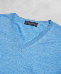 Brooks Brothers Men Golden Fleece® 3-D Knit Fine-Gauge Merino V-Neck Sweater