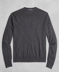 Brooks Brothers Men Golden Fleece® 3-D Knit Fine-Gauge Merino Crewneck Sweater