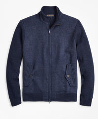 Brooks Brothers Men Golden Fleece® Wool Zip-Up Sweater Jacket