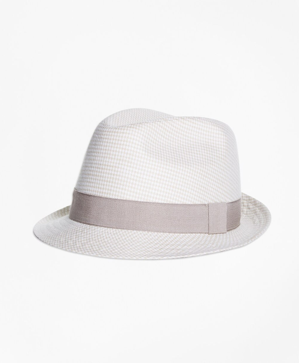Brooks Brothers Men Linen Block Hat
