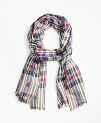 Brooks Brothers Men Madras Scarf