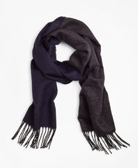 Brooks Brothers Men Double-Face Silk and Cashmere Scarf