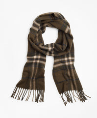 Brooks Brothers Men Wool Tartan Scarf