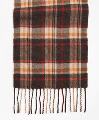 Brooks Brothers Men Wool Tartan Scarf
