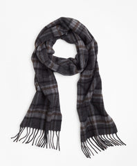 Brooks Brothers Men Wool Tartan Scarf