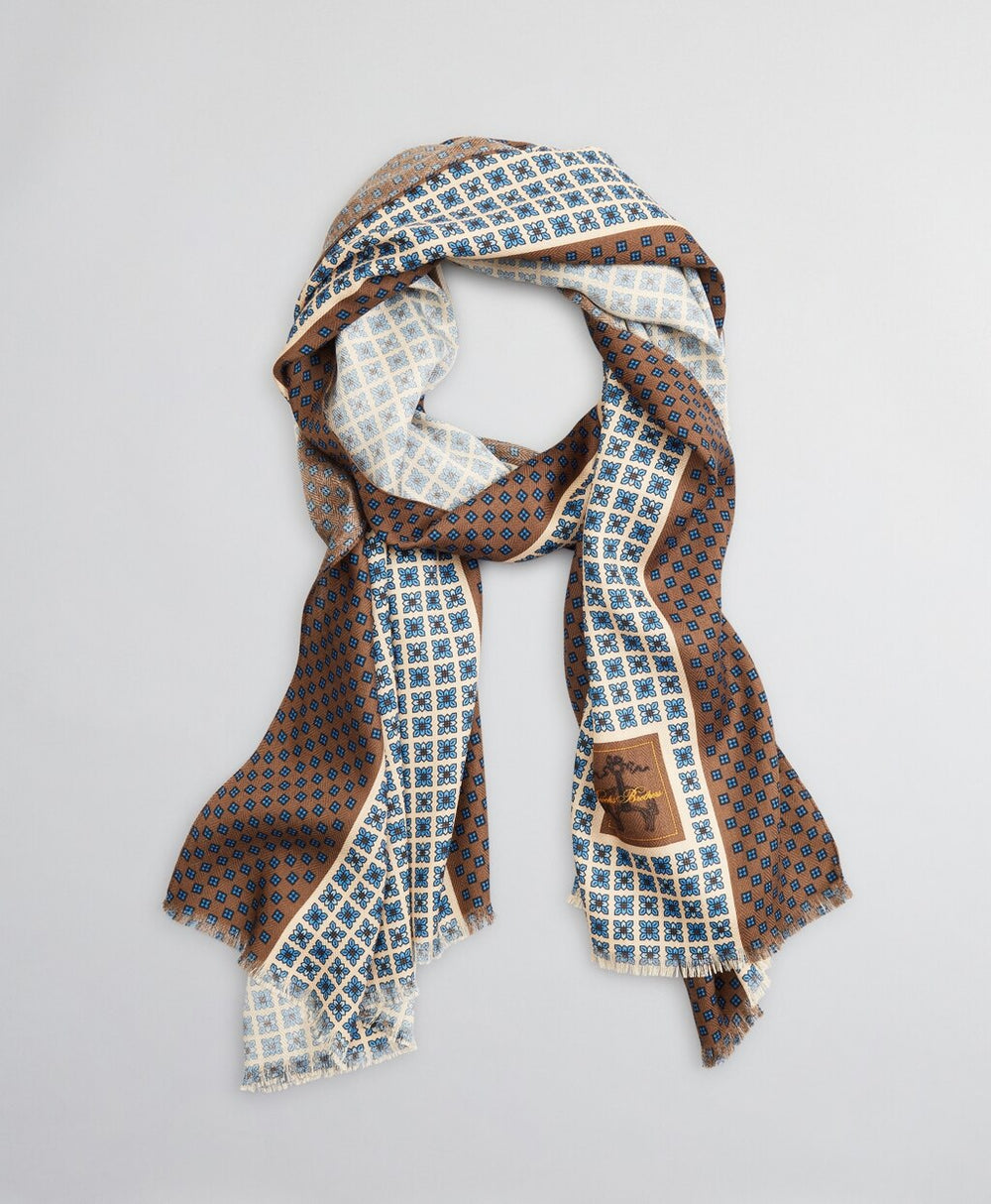 Brooks Brothers Men Golden Fleece® Wool-Silk Scarf