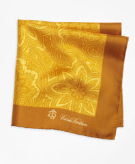 Brooks Brothers Men Paisley Pocket Square
