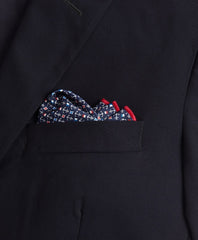 Brooks Brothers Men Nautical Print Pocket Circle