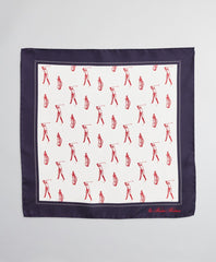 Brooks Brothers Men Golfer Pocket Square