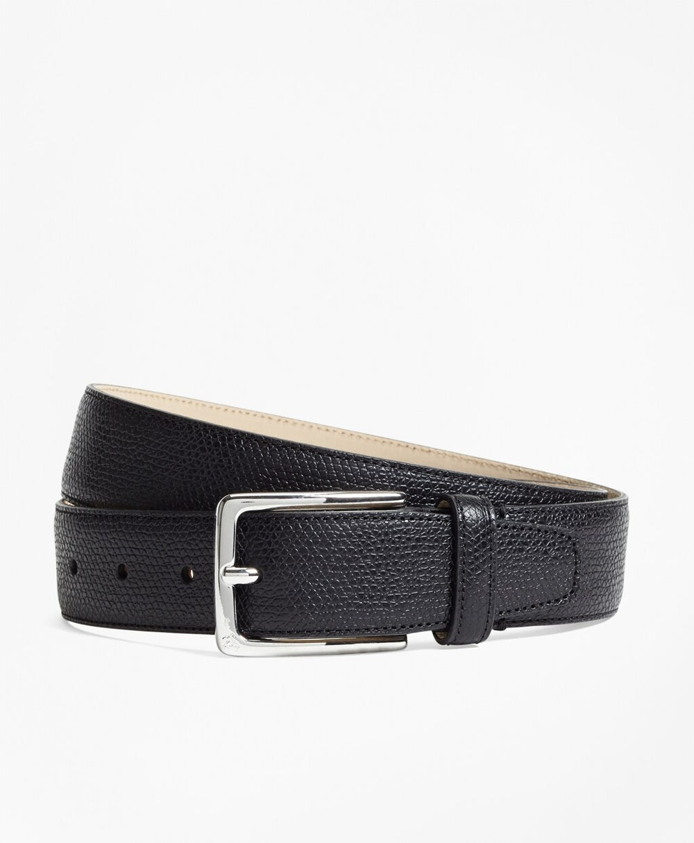 Brooks Brothers Men 1818 Textured Leather Belt