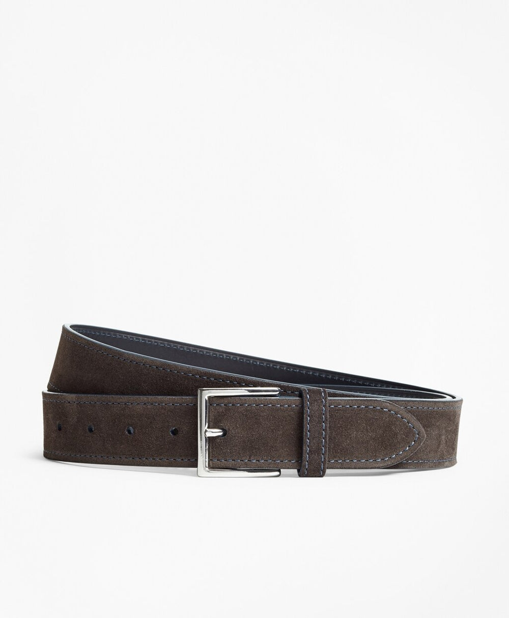 Brooks Brothers Men Suede Stitch Belt