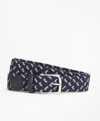 Brooks Brothers Men Braided Stretch Belt