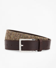 Brooks Brothers Men Harris Tweed Herringbone Belt