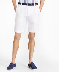 Brooks Brothers Men Houndstooth Cotton and Linen Bermuda Shorts