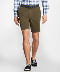 Brooks Brothers Men Garment-Dyed 10" Bermuda Shorts