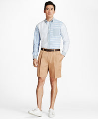Brooks Brothers Men Pleat Front Stretch Advantage Chino Shorts