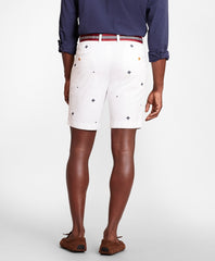 Brooks Brothers Men Foulard Embroidered Shorts