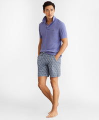 Brooks Brothers Men Newport 7" Floral Print Swim Trunks