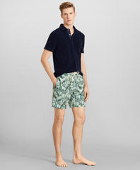 Brooks Brothers Men Montauk 6" Cactus Print Swim Trunks