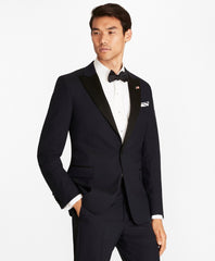 Brooks Brothers Men Regent Fit One-Button Jacquard Tuxedo
