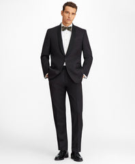 Brooks Brothers Men Regent Fit One-Button Shawl Collar 1818 Tuxedo