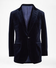 Brooks Brothers Men Milano Fit Velvet Tuxedo Jacket