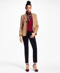 Brooks Brothers Women Petite Camel Hair Jacket