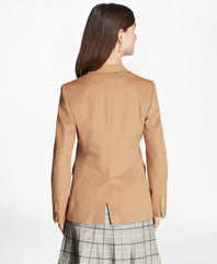 Brooks Brothers Women Petite Camel Hair Jacket