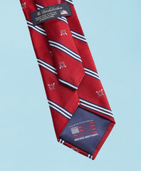 Brooks Brothers Men Head Of The Charles® Regatta Mini BB#1 Stripe Slim Tie
