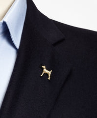 Brooks Brothers Men Dog Lapel Pin