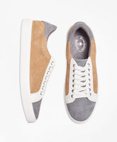 Brooks Brothers Men Color-Block Suede Sneakers