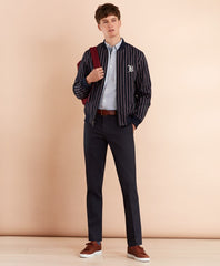 Brooks Brothers Men Stretch Cotton Twill Trousers