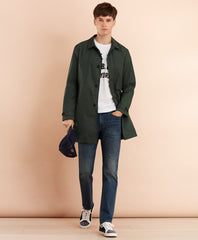 Brooks Brothers Men Water-Repellent Packable Trench Coat