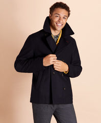 Brooks Brothers Men Wool Peacoat