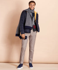 Brooks Brothers Men Quilted Hooded Puffer Jacket