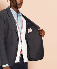 Brooks Brothers Men Linen-Blend Twill Sport Coat