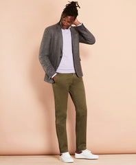 Brooks Brothers Men Wool-Blend Basketweave Two-Button Sport Coat