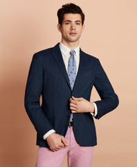 Brooks Brothers Men Linen-Blend Sport Coat