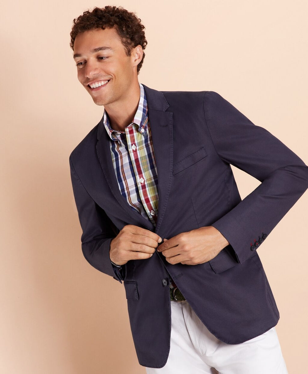 Brooks Brothers Men Stretch Cotton Twill Sport Coat