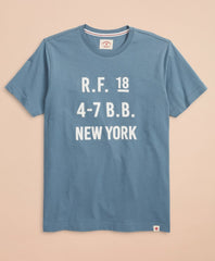 Brooks Brothers Men Cotton Jersey Logo T-Shirt