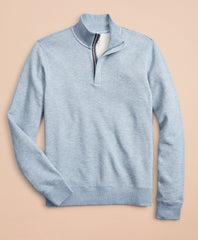 Brooks Brothers Men Pique Half-Zip Fleece