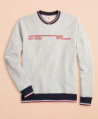 Brooks Brothers Men French Terry Red Fleece 1818 Sweatshirt