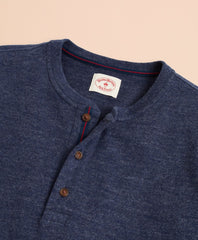 Brooks Brothers Men Cotton Jersey Long-Sleeve Henley