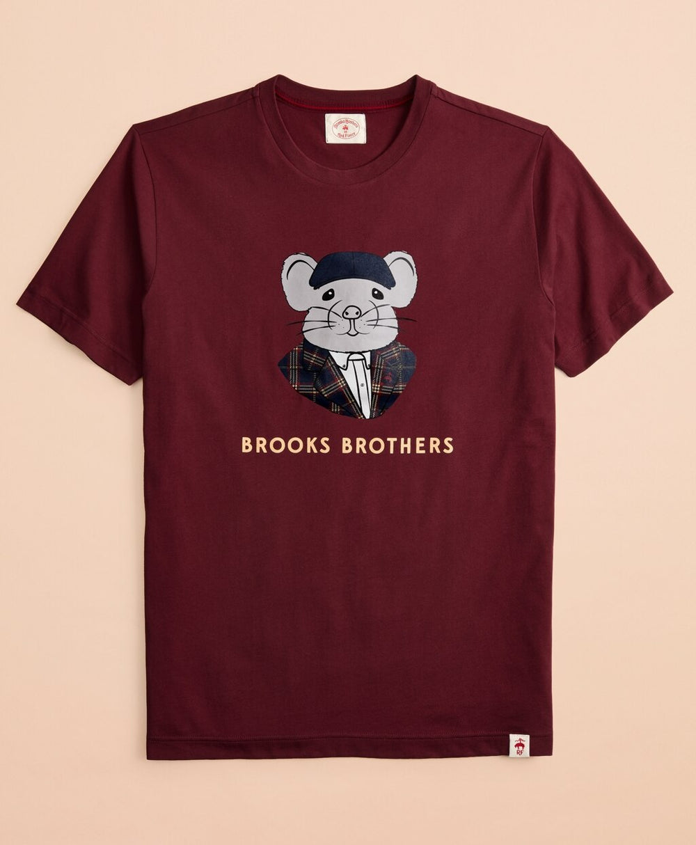Brooks Brothers Men Year of the Rat Short-Sleeve T-Shirt