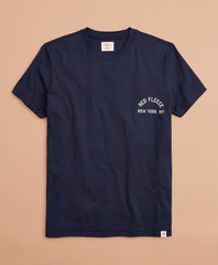 Brooks Brothers Men Jersey Cotton Red Fleece NY Graphic T-Shirt
